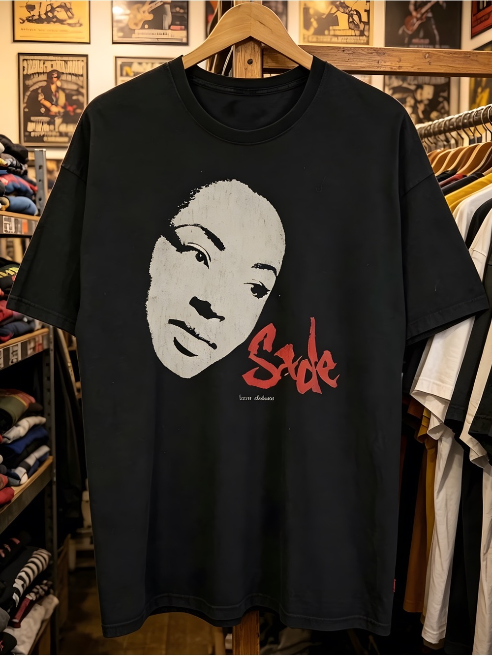 90s Sade Love Deluxe Classic T-Shirt Black